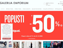 Tablet Screenshot of galerijaemporium.si